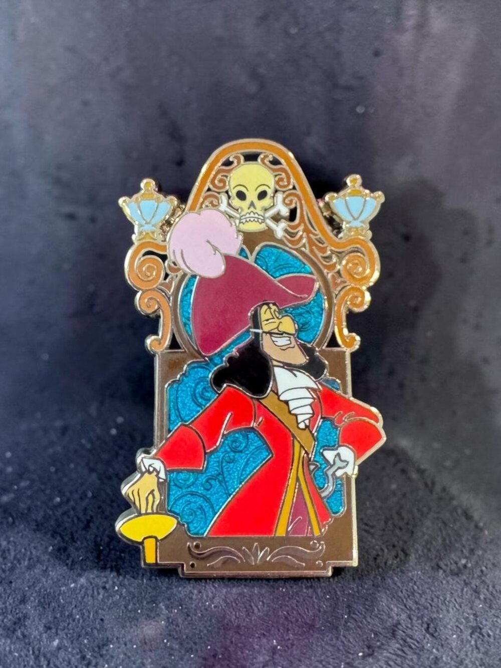 Disney Villains Captain Hook Mystery Pin New Opened to Verify Character